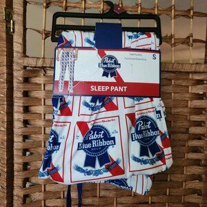 Pabst Blue Ribbon Mens Sleep Pants - Size Small - Brand new